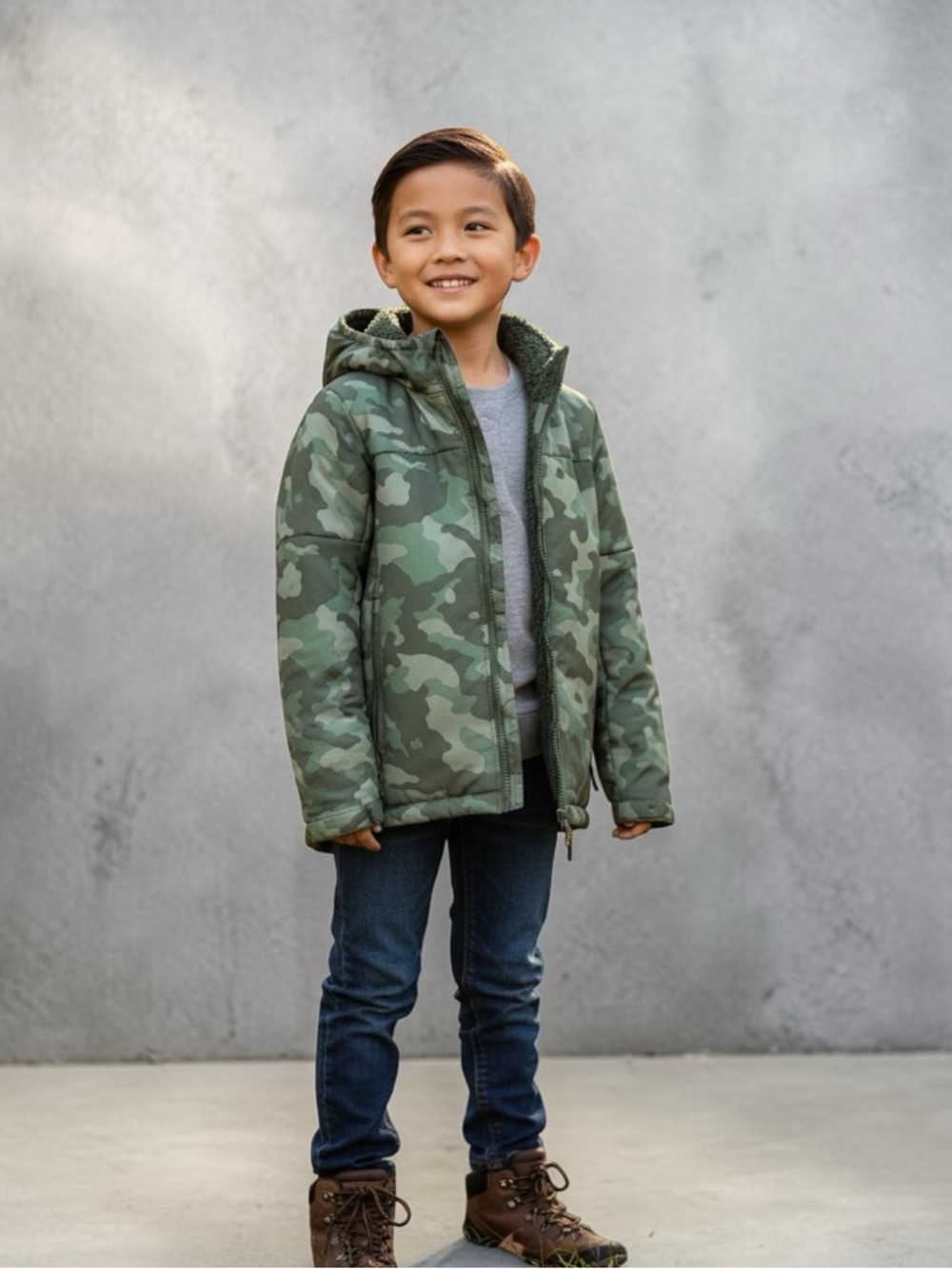 all in motion Forest Green Sherpa Fleece Jacket